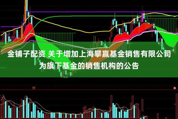 金铺子配资 关于增加上海攀赢基金销售有限公司为旗下基金的销售机构的公告